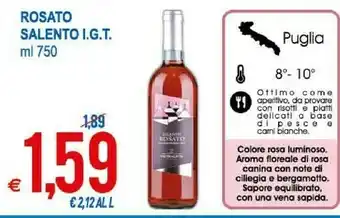 MD Discount Rosato Salento offerta