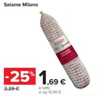 Carrefour Iper Salame Milano offerta