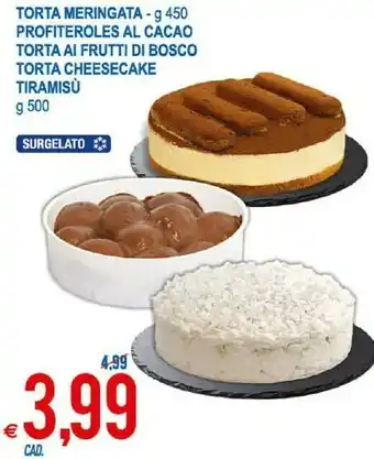MD Discount Profiteroles Al Cacao 500 G offerta