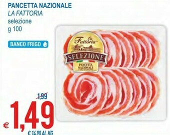 MD Discount La Fattoria Pancetta Nazionale offerta