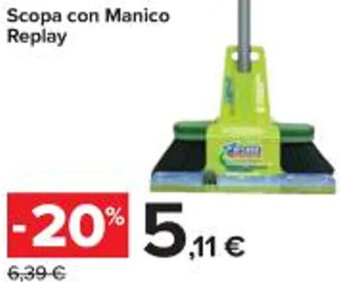 Carrefour Iper Scopa con Manico Replay offerta
