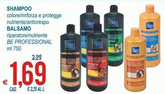 MD Discount BE Professional Shampoo/Balsamo offerta