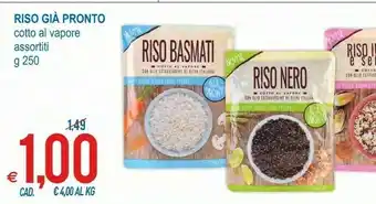 MD Discount Gia Pronto Riso Cotto Al Vapore Assortiti offerta