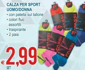 Fassi Calza Per Sport Uomo/ Donna