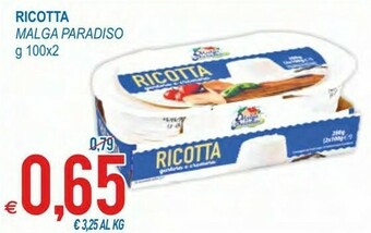 MD Discount Malga Paradiso Ricotta offerta