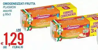 MD Discount Plasmon Omogeneizzati Frutta offerta