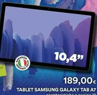 Coop Samsung Galaxy Tab A offerta
