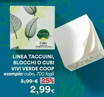 Coop Vivi verde coop Cancelleria  ufficio offerta