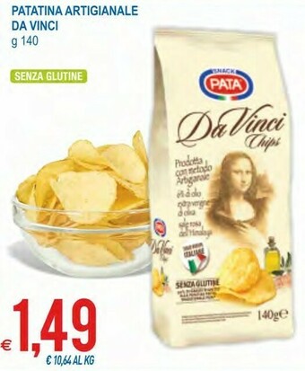 MD Discount Snack pata Patatina Artigianale Da Vinci offerta