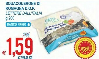 MD Discount Lettere dall'Italia Scquacquerone Romagna DOP offerta