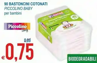 MD Discount 90 Bastoncini Cotonati Piccolino Baby offerta