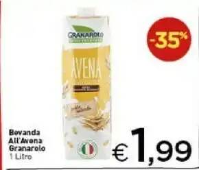 Crai Granarolo Avena Gusto Rotondo 1000 G(ml) offerta
