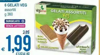 MD Discount 6 Gelati Veg offerta