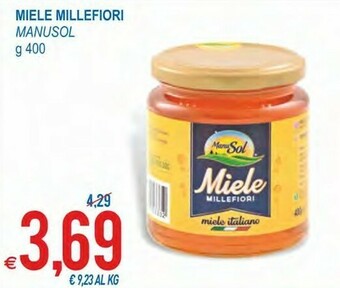 MD Discount ManuSol Miele Millefiori 400 G(ml) offerta