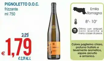 MD Discount Pinot Grigio Frizzante offerta