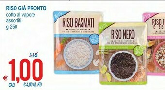 MD Discount Gia Pronto Riso Cotto Al Vapore Assortiti offerta