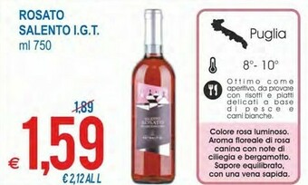 MD Discount Rosato Salento Igt offerta