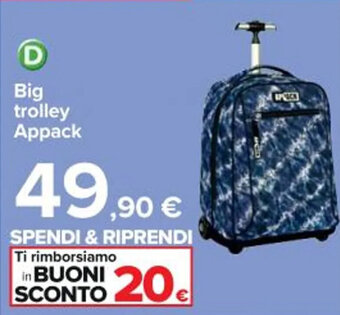 Carrefour Iper Big trolley Appack offerta