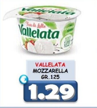 MercADone VALLELATA MOZZARELLA GR.125 offerta