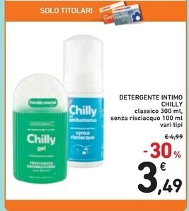 Spazio Conad Chilly detergente intimo offerta