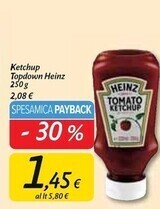 Carrefour Market Heinz ketchup topdown offerta