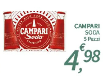 SpeSì CAMPARI Soda 5 Pezzi offerta