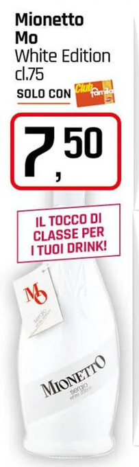 Famila Superstore Mionetto Mo White Edition cl. 75 offerta