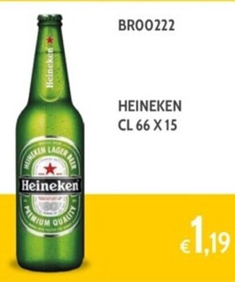 Italy Cash and Carry HEINEKEN CL 66 X 15 BRO0222 offerta