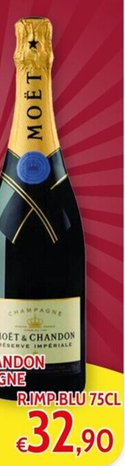 MOET & CHANDON CHAMPAGNE R.IMP.BLU 75CL