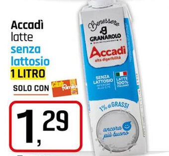 Accadi latte senza lattosio 1 LITRO