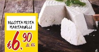 Supermercato Coal RICOTTA MISTA MARTARELLI offerta