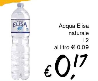 Acqua Elisa naturale l 2