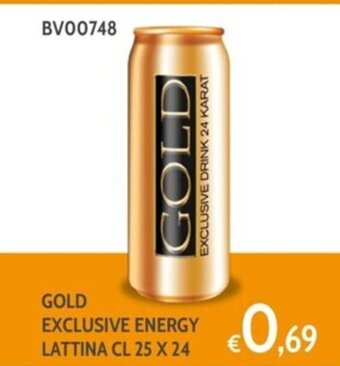GOLD EXCLUSIVE ENERGY LATTINA CL 25 X 24