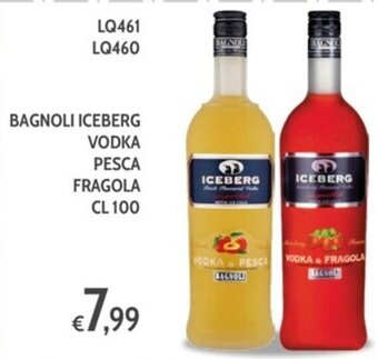 BAGNOLI ICEBERG VODKA PESCA FRAGOLA CL 100
