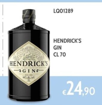 HENDRICK'S GIN CL 70