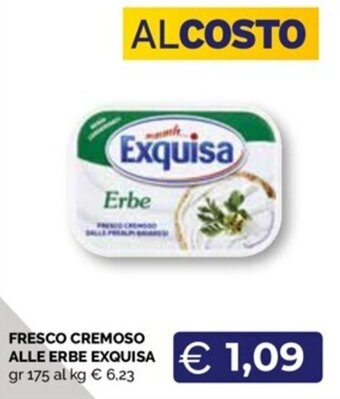 FRESCO CREMOSO ALLE ERBE EXQUISA gr 175