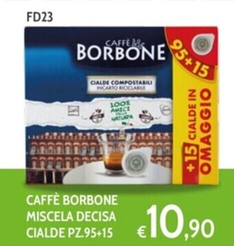 Italy Cash and Carry CAFFÈ BORBONE MISCELA DECISA CIALDE PZ.95+15 offerta