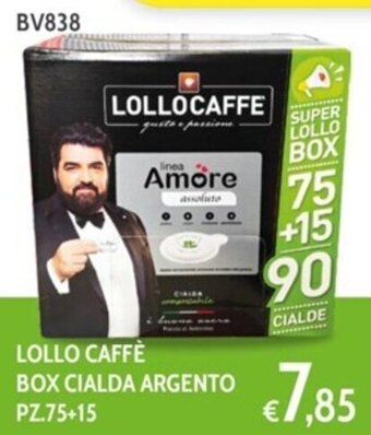 Italy Cash and Carry LOLLO CAFFÈ BOX CIALDA ARGENTO PZ.75+15 offerta