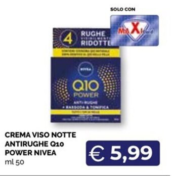 CREMA VISO NOTTE ANTIRUGHE Q10 POWER NIVEA ml 50