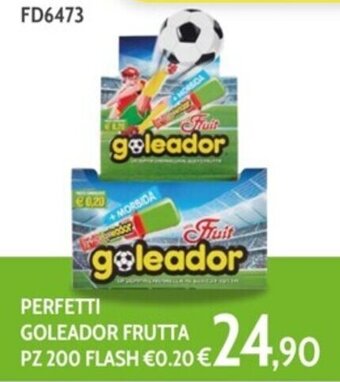 PERFETTI GOLEADOR FRUTTA PZ 200 FLASH