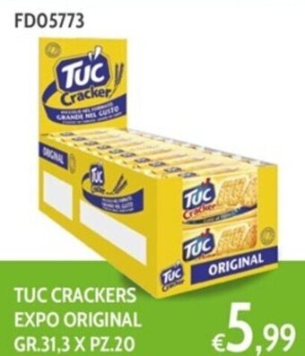 TUC CRACKERS EXPO ORIGINAL GR.31,3 X PZ.20
