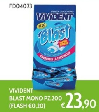 Italy Cash and Carry VIVIDENT BLAST MONO PZ.200 (FLASH €0,20) offerta