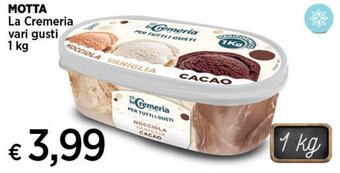 Coop Radenza MOTTA La Cremeria vari gusti 1 kg offerta