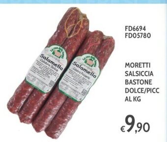 MORETTI SALSICCIA BASTONE DOLCE/PICC AL KG