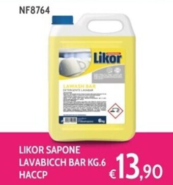 LIKOR SAPONE LAVABICCH BAR KG.6 HACCP