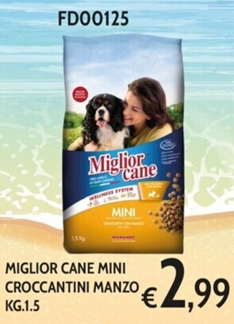 MIGLIOR CANE MINI CROCCANTINI MANZO KG.1.5