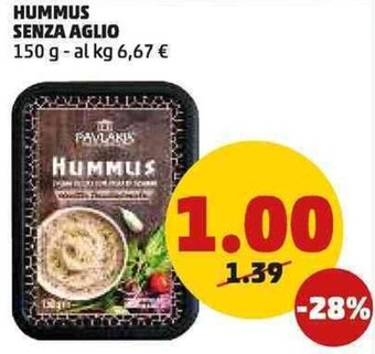 HUMMUS SENZA AGLIO 150 g