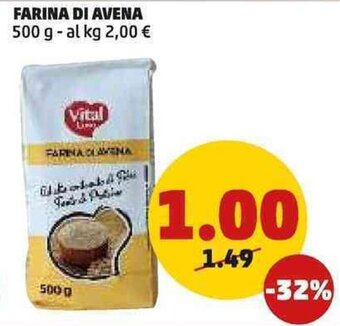 PENNY FARINA DI AVENA 500 g offerta