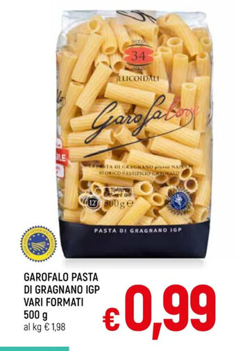 Famila Market GAROFALO PASTA DI GRAGNANO IGP VARI FORMATI 500 g offerta