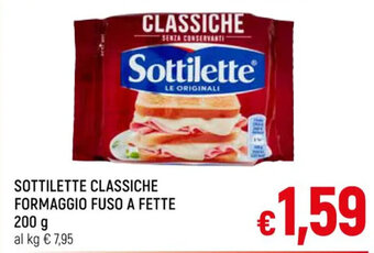Famila Market SOTTILETTE CLASSICHE FORMAGGIO FUSO A FETTE 200 g offerta